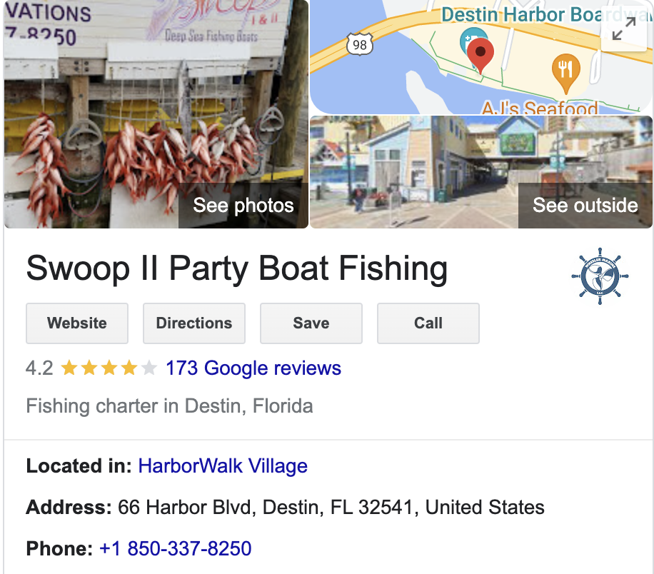 Swoop II Party Boat Fishing destin florida